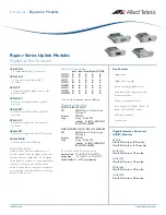 Preview for 1 page of Allied Telesis AT A35/SX  AT-A35-SX/SC AT-A35-SX/SC Datasheet