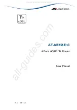 Предварительный просмотр 1 страницы Allied Telesis AT-AR256E User Manual