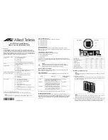 Preview for 1 page of Allied Telesis AT-CM3K0S Installation Manual