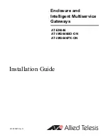 Предварительный просмотр 1 страницы Allied Telesis AT-EN646 Installation Manual