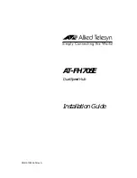 Allied Telesis AT-FH705E Installation Manual предпросмотр