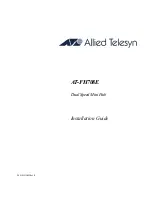 Allied Telesis AT-FH708E Installation Manual preview