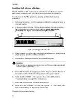 Предварительный просмотр 22 страницы Allied Telesis AT-FS705L Installation Manual