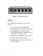 Предварительный просмотр 16 страницы Allied Telesis AT-FS705LE Installation Manual