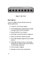 Предварительный просмотр 14 страницы Allied Telesis AT FS708LE  AT-FS708LE AT-FS708LE Installation Manual