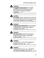 Предварительный просмотр 27 страницы Allied Telesis AT FS708LE  AT-FS708LE AT-FS708LE Installation Manual