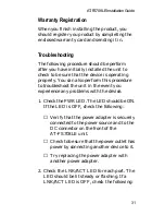 Предварительный просмотр 31 страницы Allied Telesis AT FS708LE  AT-FS708LE AT-FS708LE Installation Manual