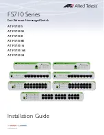 Allied Telesis AT-FS710/16 Installation Manual preview