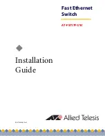 Allied Telesis AT-FS717FC Series Installation Manual предпросмотр