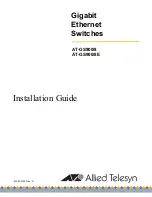 Предварительный просмотр 1 страницы Allied Telesis AT-GS900/8 Installation Manual