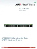 Allied Telesis AT-GS950/48 User Manual предпросмотр