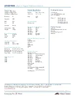 Предварительный просмотр 2 страницы Allied Telesis AT-GS950/8 Datasheet