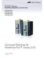 Allied Telesis AT-IE200-6FP-80 Command Reference Manual preview