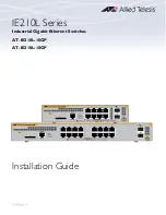 Allied Telesis AT-IE210L-10GP Installation Manual preview