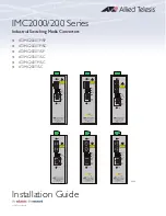 Preview for 1 page of Allied Telesis AT-IMC2000T/SC Installation Manual