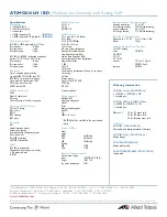 Preview for 2 page of Allied Telesis AT-iMG616BD Datasheet