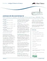 Preview for 1 page of Allied Telesis AT-iMG624 Datasheet