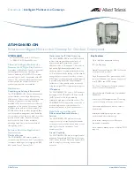 Предварительный просмотр 1 страницы Allied Telesis AT-IMG646BD Datasheet