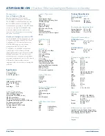 Предварительный просмотр 2 страницы Allied Telesis AT-IMG646BD Datasheet