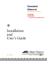 Allied Telesis AT-MC601 Series Installation And User Manual preview