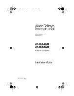 Preview for 1 page of Allied Telesis AT-MR420T Installation Manual