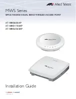 Allied Telesis AT-MWS1750AP Installation Manual preview