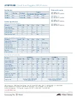 Preview for 2 page of Allied Telesis AT-SPFXBD-LC-13 Specifications