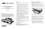 Предварительный просмотр 1 страницы Allied Telesis AT-StackXG Installation Manual