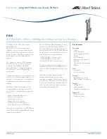 Предварительный просмотр 1 страницы Allied Telesis AT-TN102-A Specifications