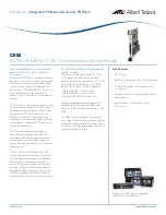 Allied Telesis AT-TN119-A Specifications preview