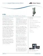 Preview for 1 page of Allied Telesis AT-TN125-A Datasheet