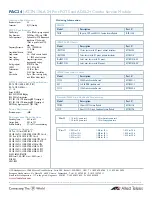 Предварительный просмотр 2 страницы Allied Telesis AT-TN136-A Specifications