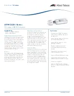 Allied Telesis AT-WCU201 Datasheet preview