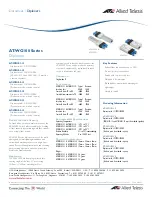 Preview for 1 page of Allied Telesis AT-WG101-13 Specifications