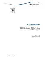 Allied Telesis AT-WNP300N User Manual preview