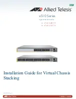 Allied Telesis AT-x510-28GTX Installation Manual preview