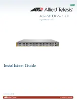 Allied Telesis AT-x510DP-52GTX Installation Manual preview