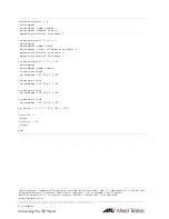 Предварительный просмотр 29 страницы Allied Telesis AT-x900-48 Configuration Manual