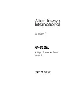 Preview for 1 page of Allied Telesis CentreCOM AT-810SL User Manual