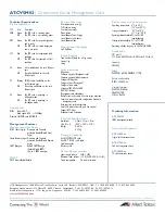 Preview for 2 page of Allied Telesis Converteon AT-CV5M02 Datasheet