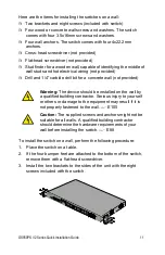 Предварительный просмотр 11 страницы Allied Telesis GS950/10PS V2 Quick Installation Manual