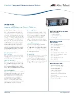 Allied Telesis iMAP 9400 Datasheet preview