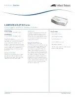 Allied Telesis LANEDGE AT-LE700 Datasheet preview