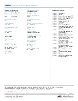 Preview for 2 page of Allied Telesis RMT60 Datasheet