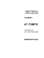 Allied Telesis TurboStack AT-TS90TR Installation Manual preview