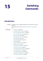 Предварительный просмотр 500 страницы Allied Telesis x510-28GPX Command Reference Manual