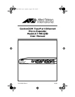 Allied Telesyn International AT-MR125D User Manual preview