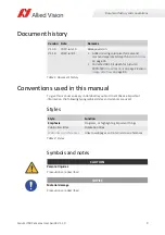 Preview for 9 page of Allied Vision Technologies Alvium 1800 U-500c User Manual