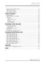 Preview for 4 page of Allied Vision Technologies AVT Manta Technical Manual