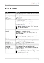 Preview for 23 page of Allied Vision Technologies AVT Manta Technical Manual